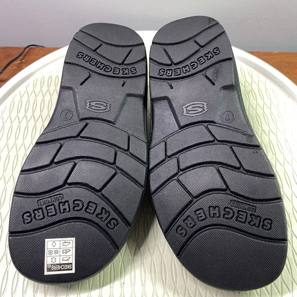 Skechers Serene Seclusion Men's Brown Leather Sandals Casual/Comfort‎ Sz.7 NWB